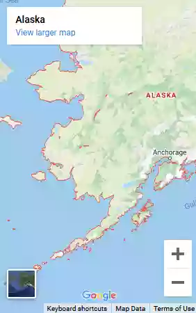 Map of Alaska