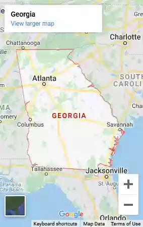 Map of Georgia