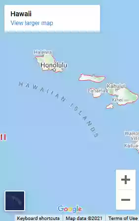 Map of Hawaii