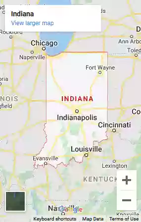 Map of Indiana