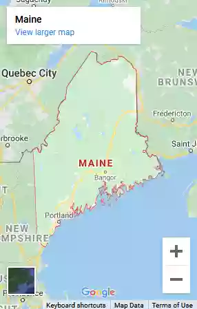 Map of Maine