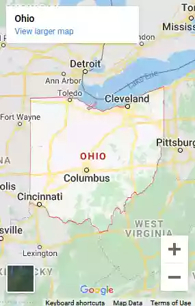 Map of Ohio