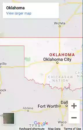 Map of Oklahoma