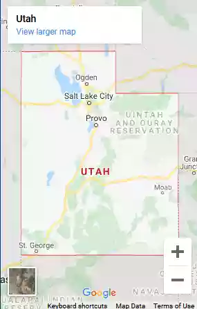 Map of Utah