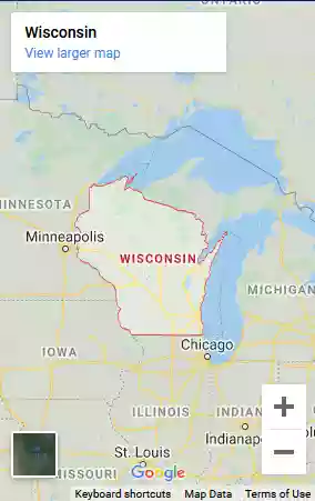 Map of Wisconsin